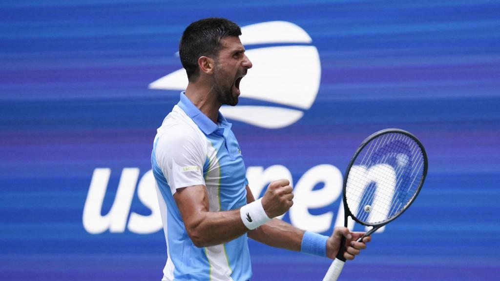 Novak Djokovic, en el US Open