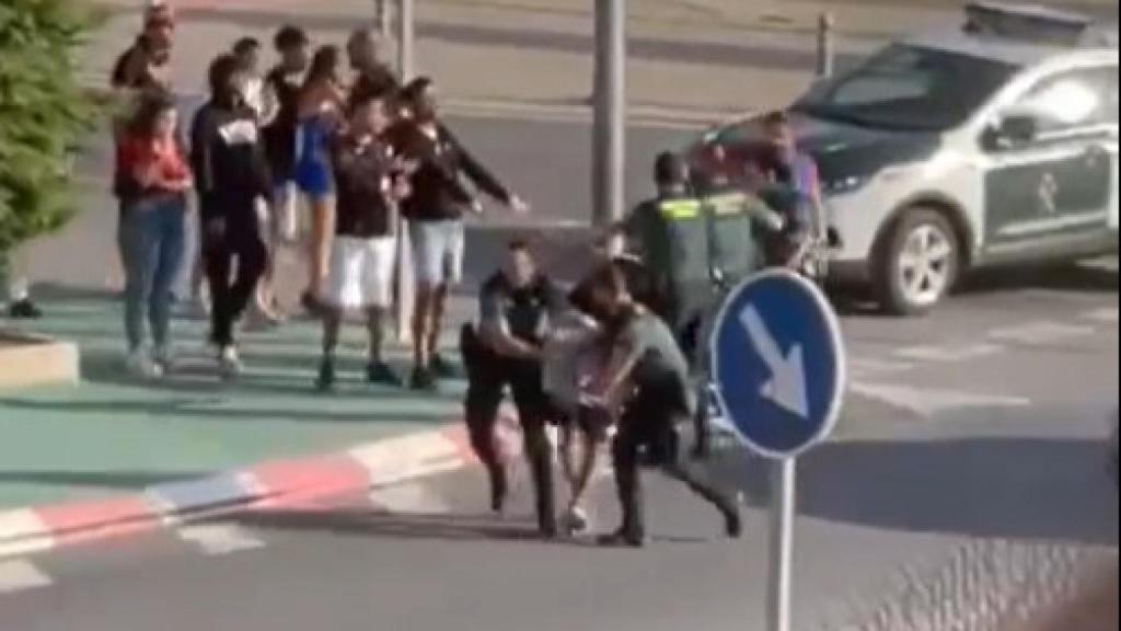 Un momento de la intervención.