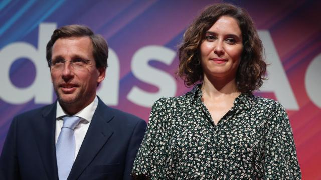 Isabel Díaz Ayuso y José Luis Martínez-Almeida.