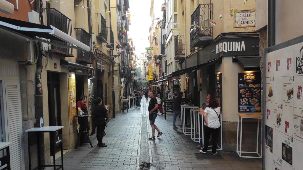 Vista de la Calle Laurel.
