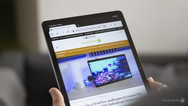 Navegación en Chrome en la Redmi Pad SE