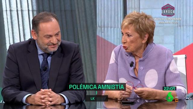 José Luis Ábalos y Celia Villalobos en 'laSexta Xplica'.