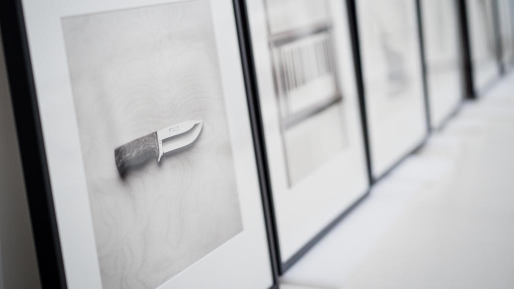 Vista del montaje de la exposición en la galería Elvira González de Madrid