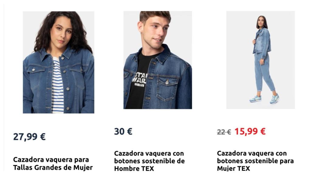 Cazadoras vaqueras.
