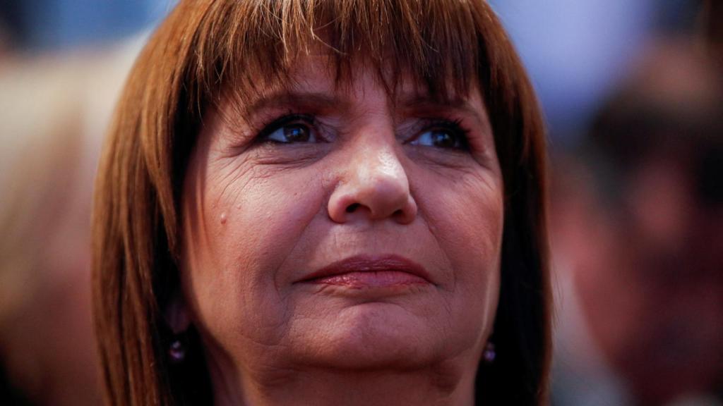 La candidata presidencial Patricia Bullrich (Juntos por el Cambio), en un evento empresarial en Buenos Aires.