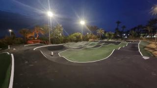 La pista renovada de 'pum track'.