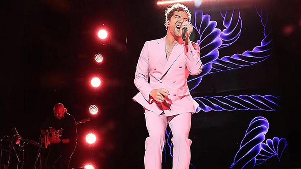 David Bisbal en su concierto en Medina del Campo