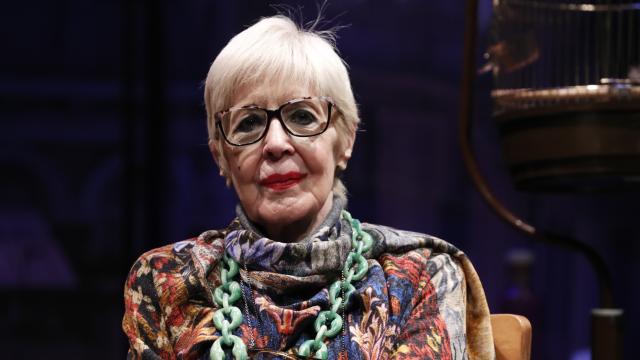 La artista Concha Velasco en la presentación de su última obra de teatro, en Madrid, en octubre de 2020.