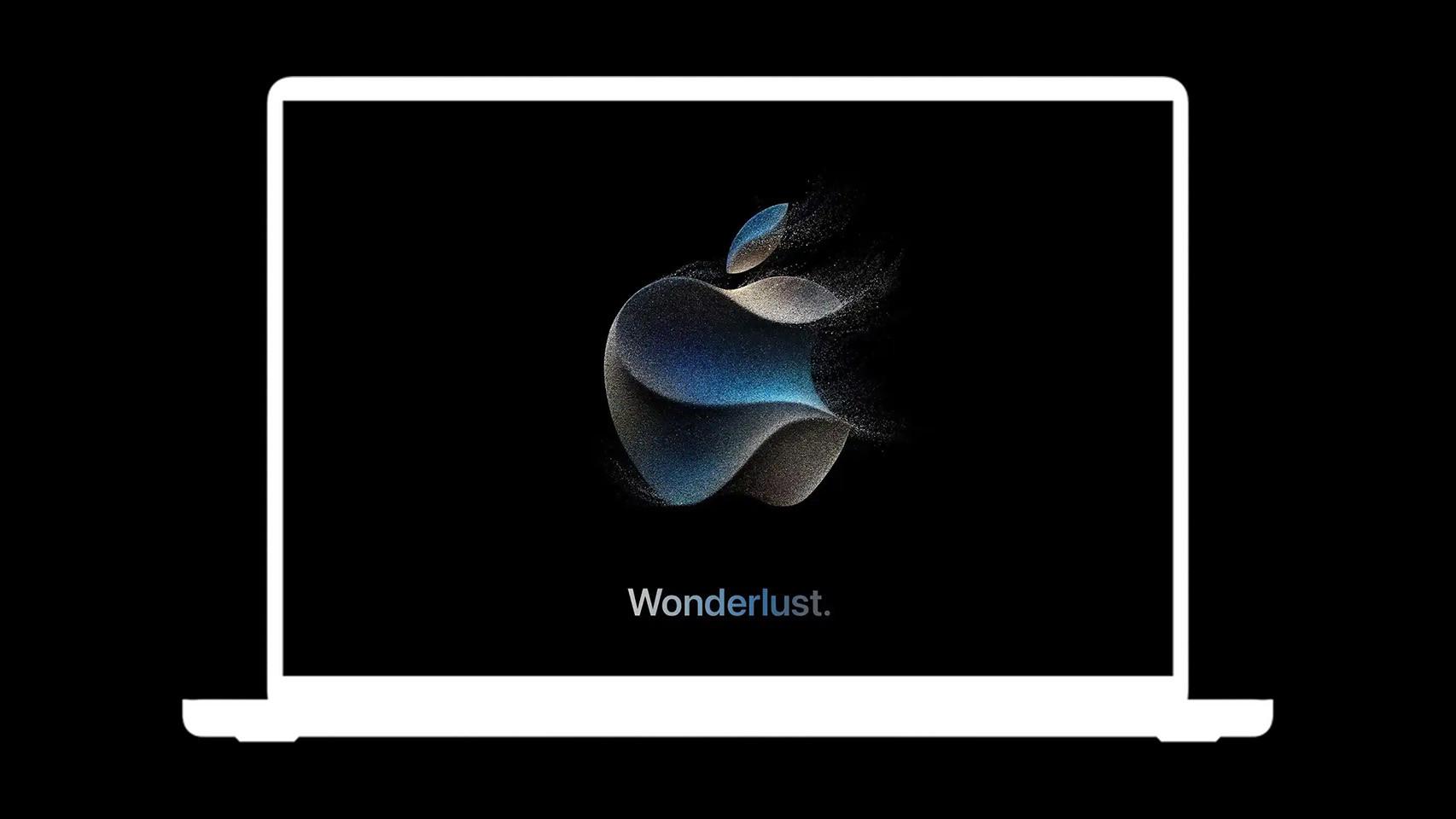 Fotomontaje con la foto del evento dentro de un MacBook.