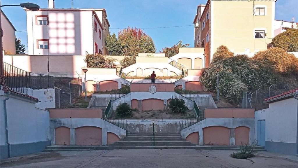Una de las zonas en las que irá instalado el ascensor de Valladolid