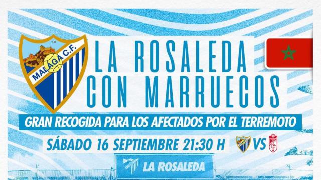 Recogida por los afectados del terremoto de Marruecos en La Rosaleda