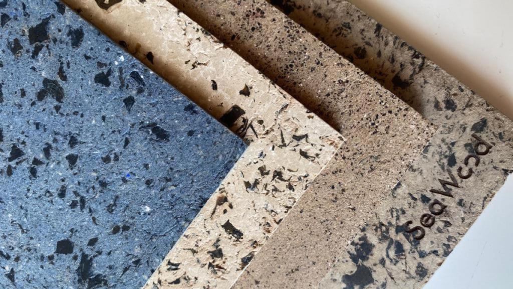 La empresa Blue Rocks ha creado la 'madera de mar'.