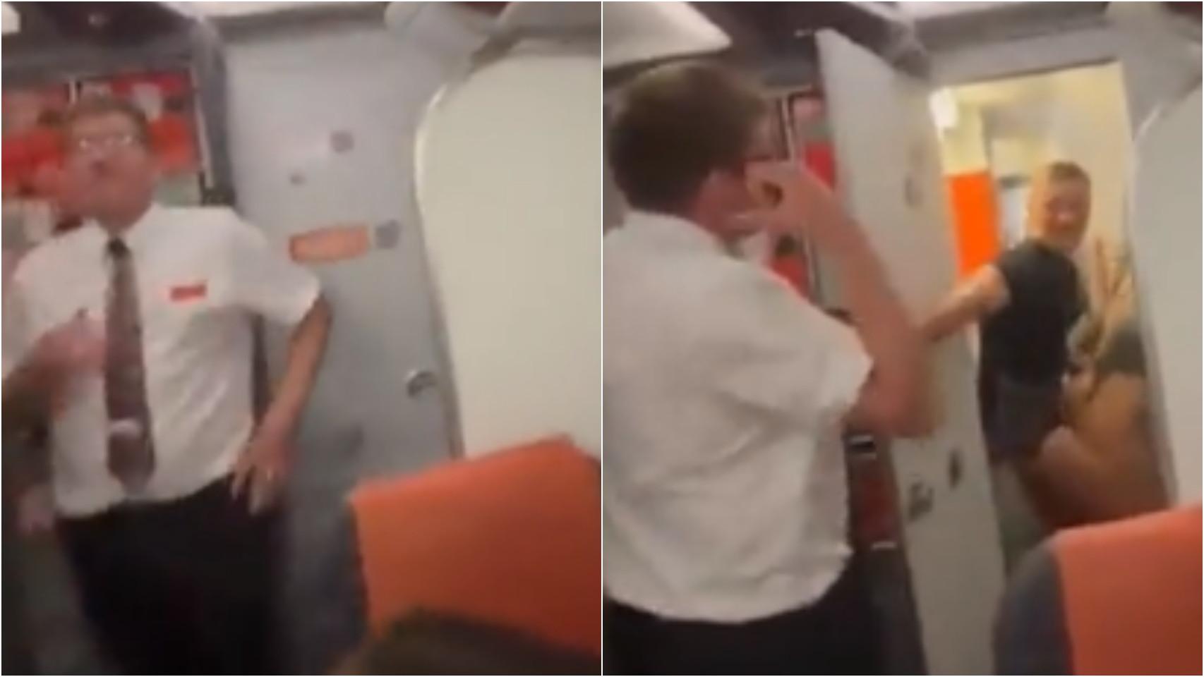 Imágenes del vídeo grabado por uno de los pasajeros.