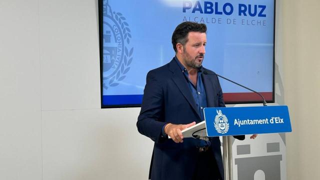 El alcalde de Elche, Pablo Ruz.