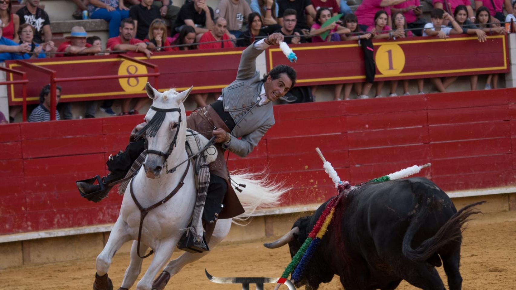 Corrida de rejones en Laguna de Duero