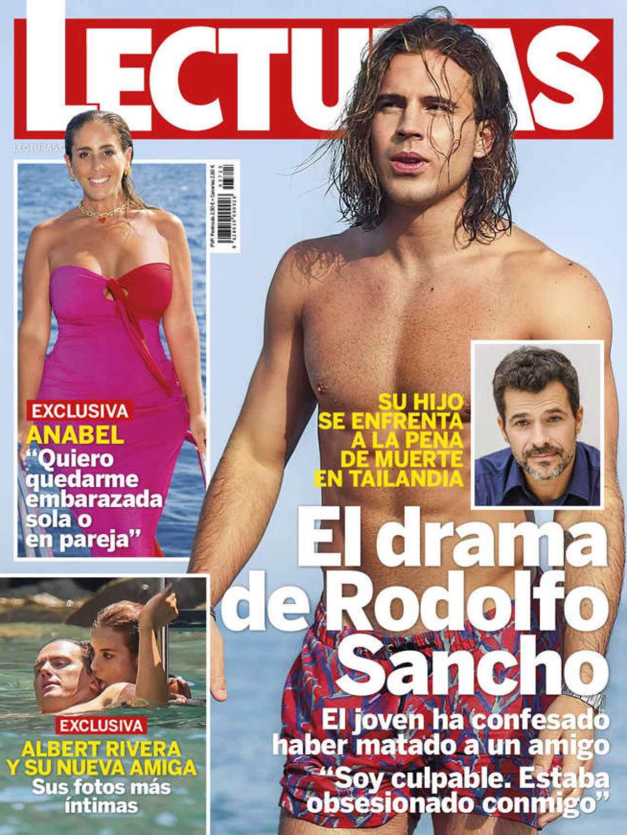La portada de la revista 'Lecturas' que mostraba la actitud cariñosa entre Albert y Aysha.