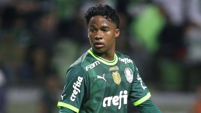 Endrick, con el Palmeiras