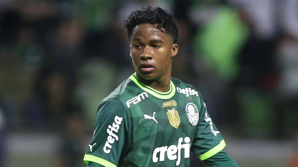 Endrick, con el Palmeiras