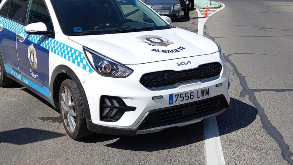 Un coche de la Policía Local de Albacete.