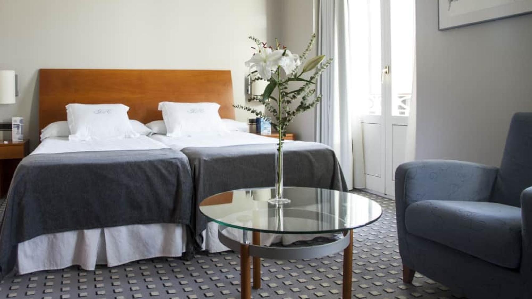 Habitación del Gran Hotel Albacete. Foto: www.abgranhotel.com.