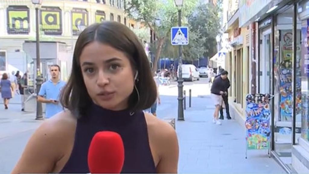 Isa Balado en la conexión en directo donde ha sufrido la agresión sexual
