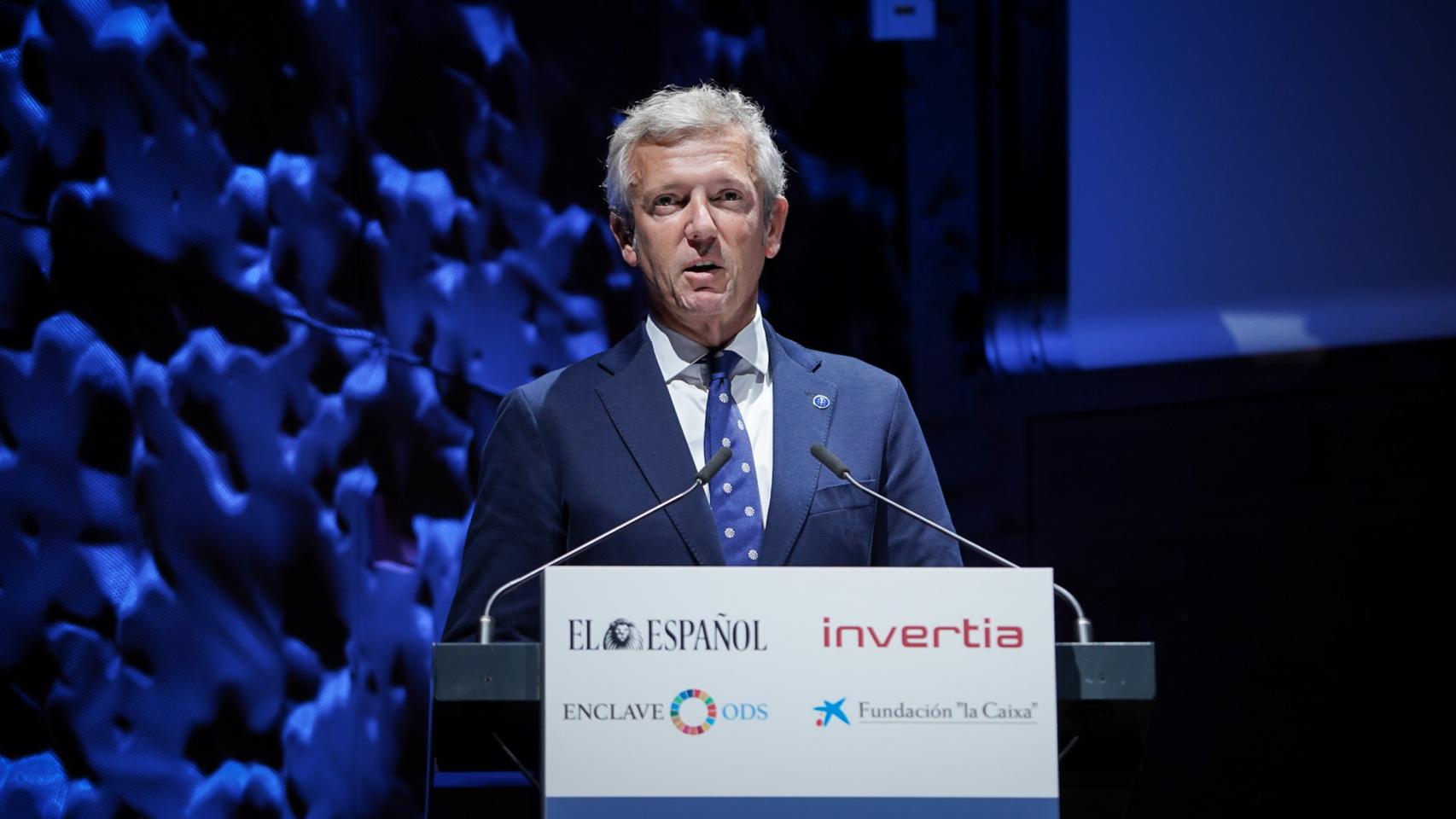 El presidente de la Xunta de Galicia, Alfonso Rueda, en el Observatorio ODS de EL ESPAÑOL-Invertia.