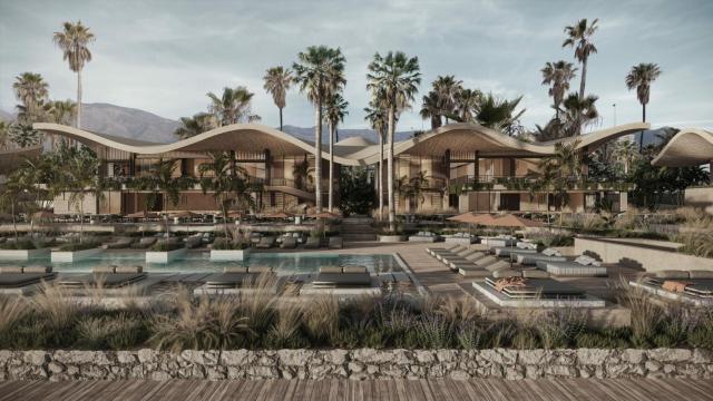 Diseño del centro de ocio Laguna Village, en Estepona.