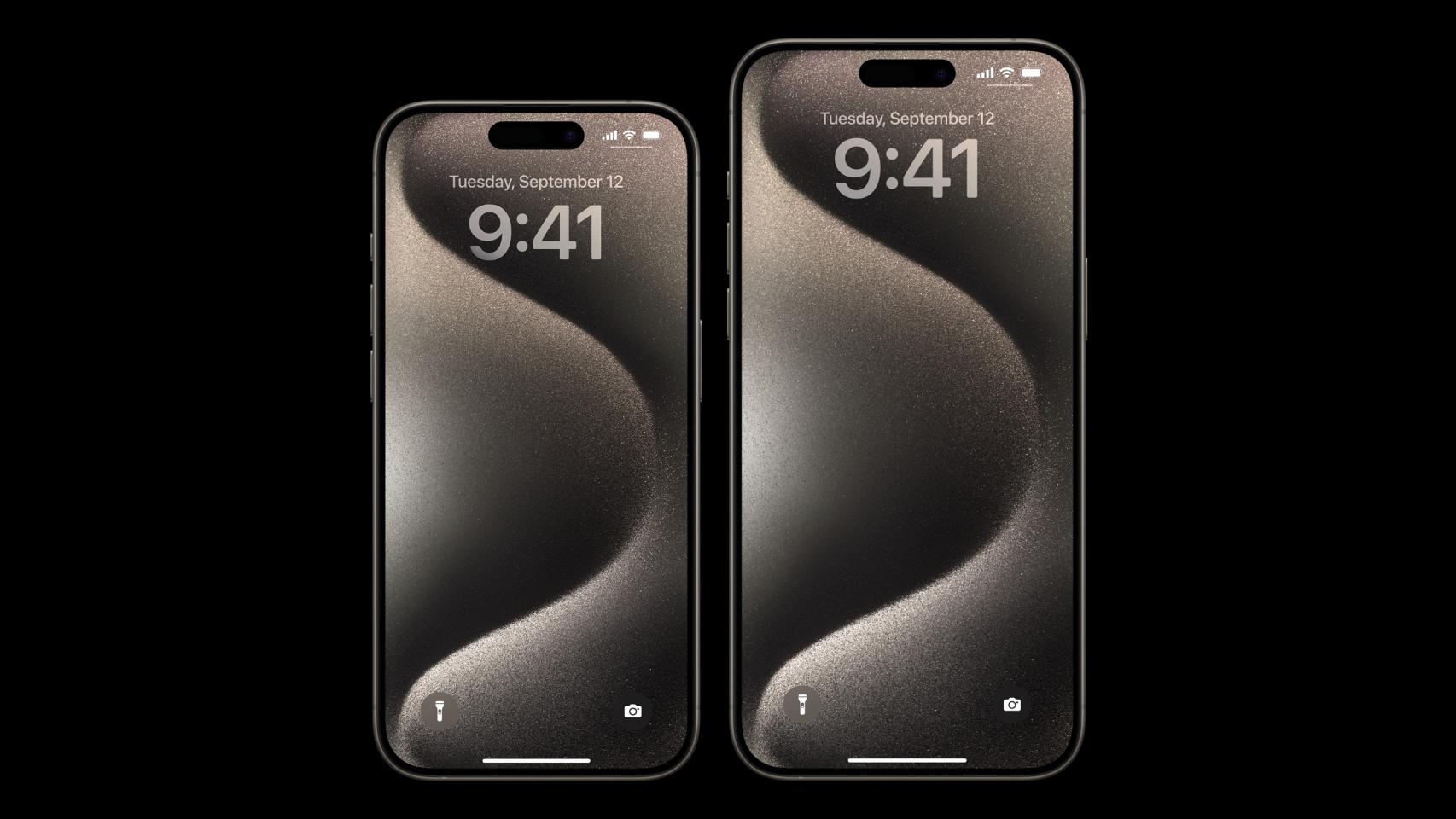 Los iPhone 15 Pro y iPhone 15 Pro Max