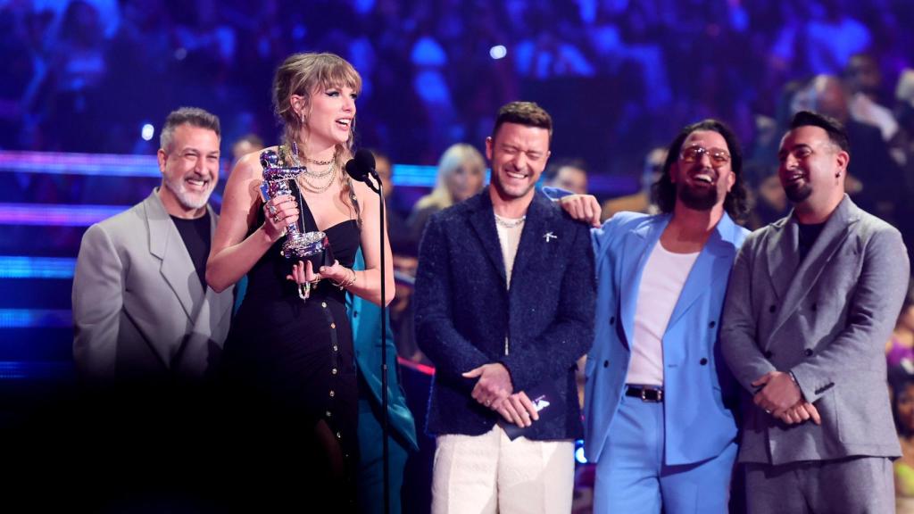 Taylor Swift en los premios Music Video Awards.