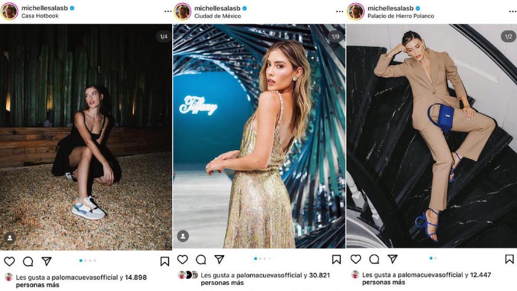 El 'like' de Paloma Cuevas en las últimas publicaciones de Michelle Salas.