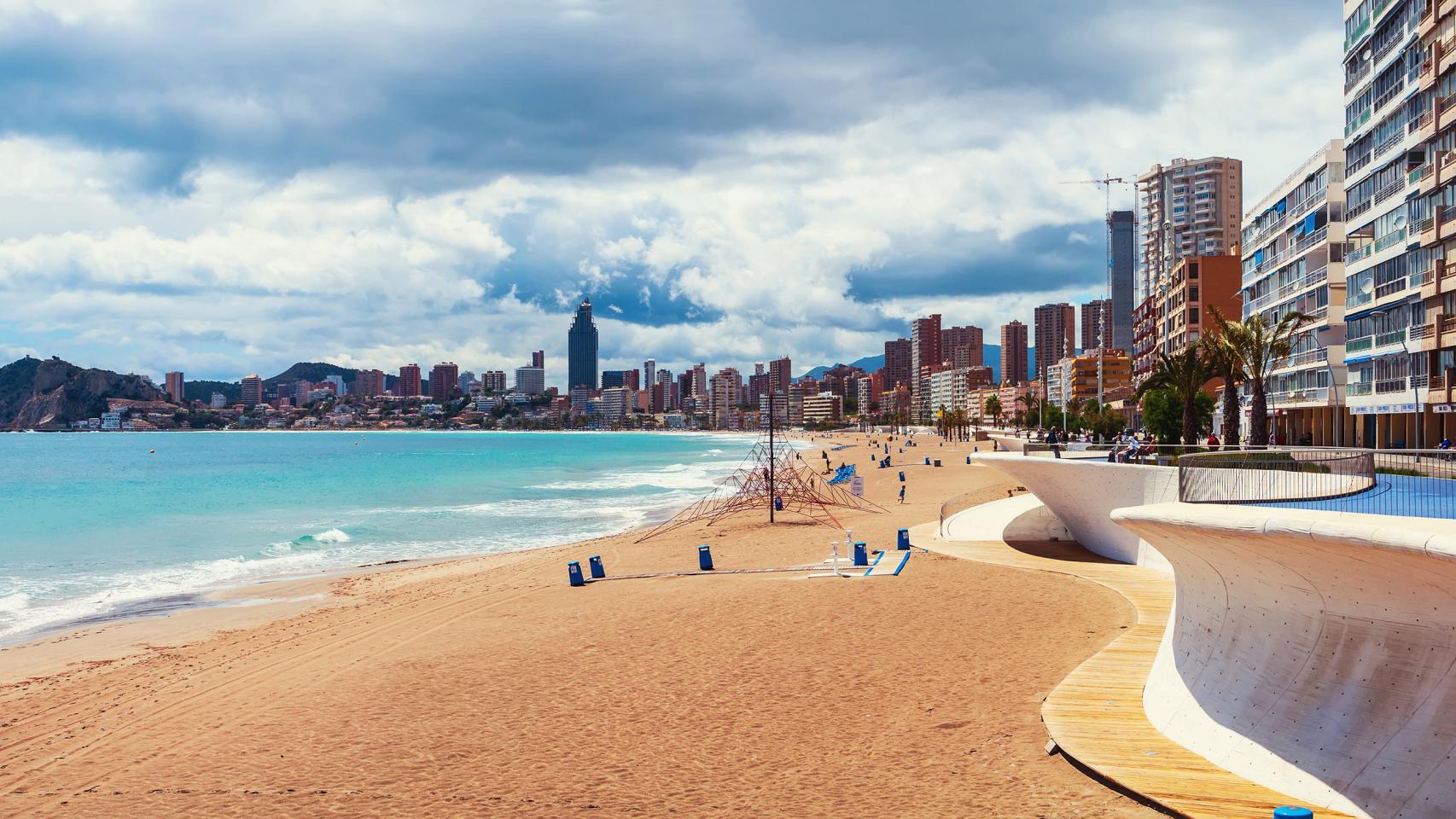 Playa de Benidorm.