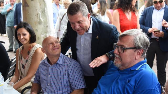 Emiliano García-Page, presidente de Castilla-La Mancha, este miércoles en la Feria de Albacete.