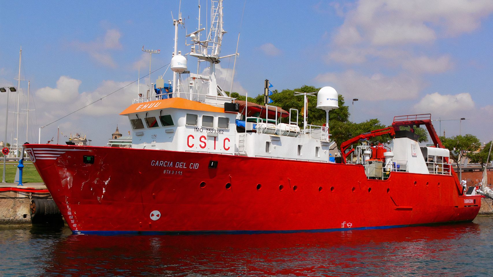 Buque oceanográfico ‘García del Cid’.
