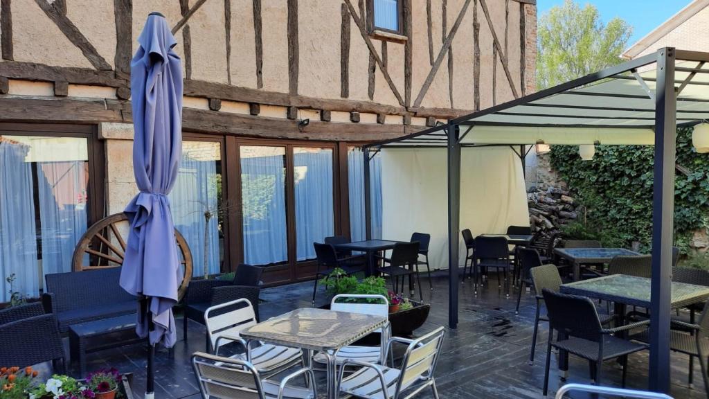 Terraza de la Posada La Casona de Valbuena