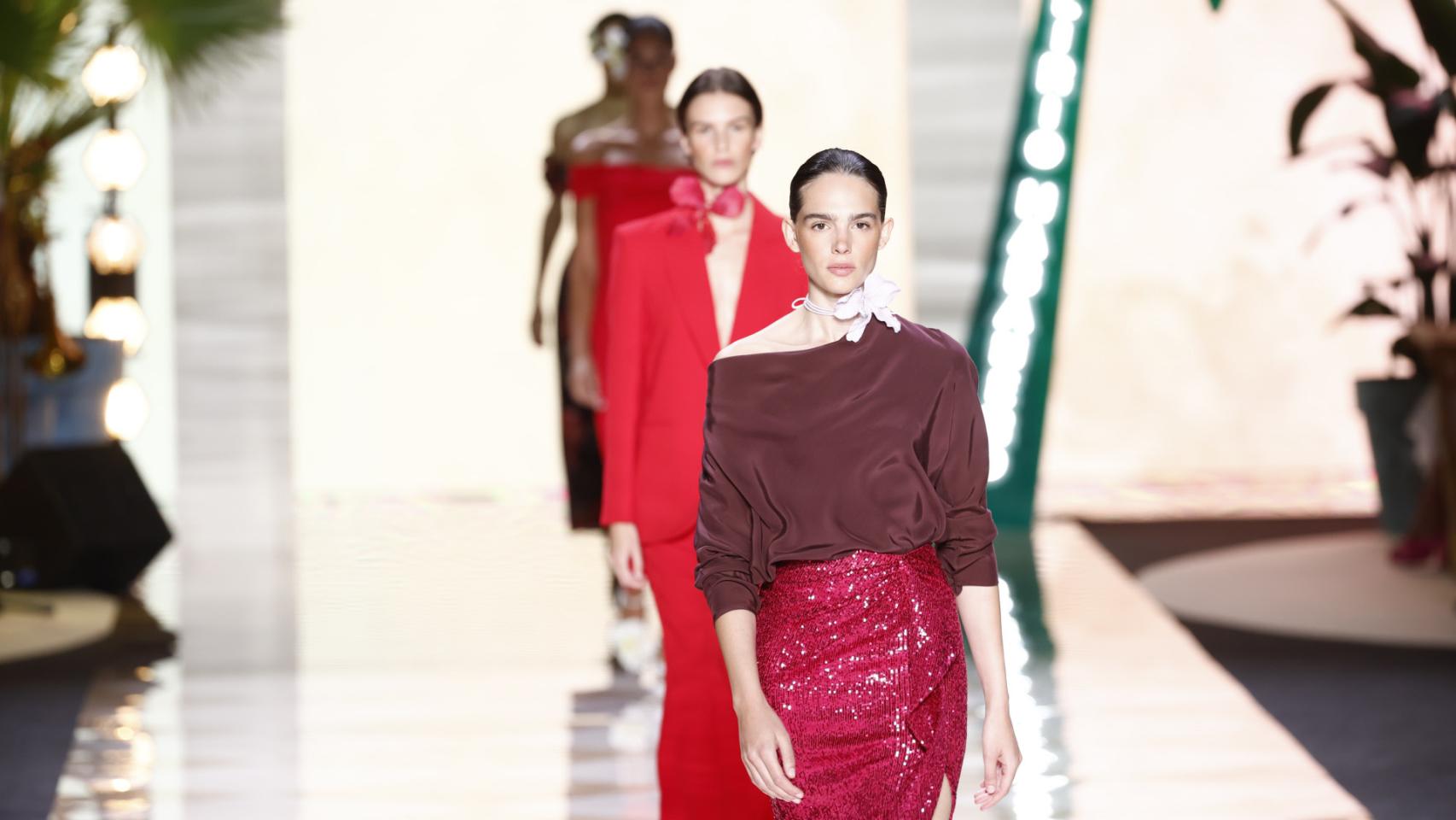 Imagen de archivo del desfile durante la MBFWM.