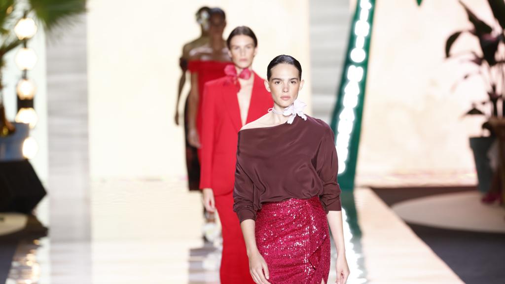 Imagen de archivo del desfile durante la MBFWM.