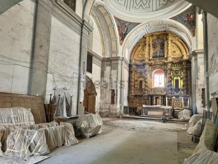 Interior de la iglesia de Las Brígidas