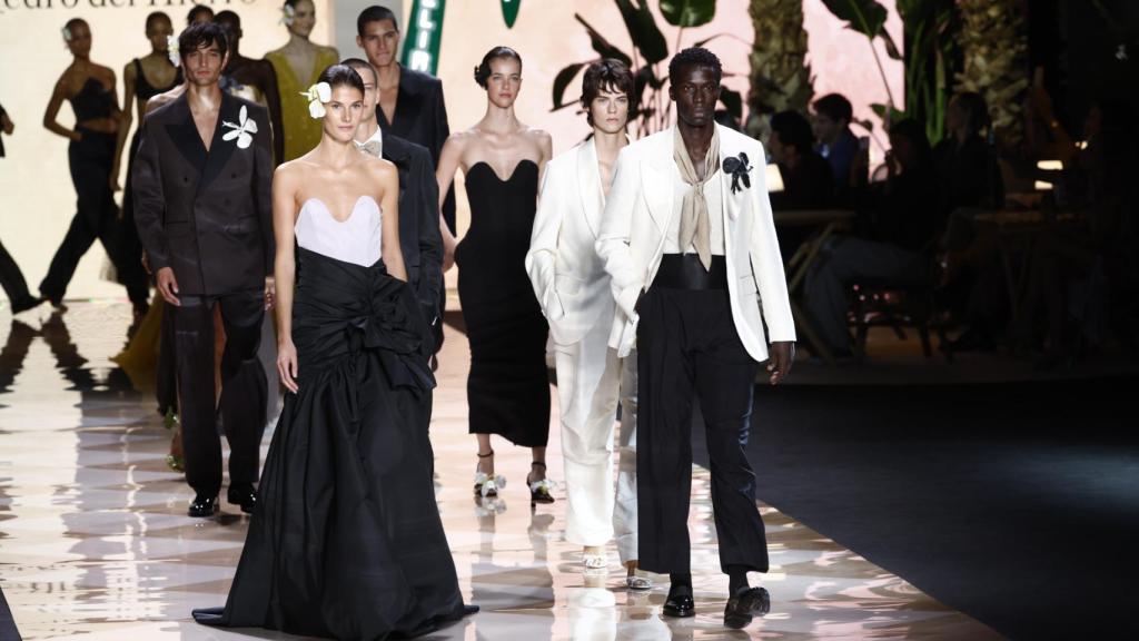 Imagen de archivo del desfile durante la MBFWM.