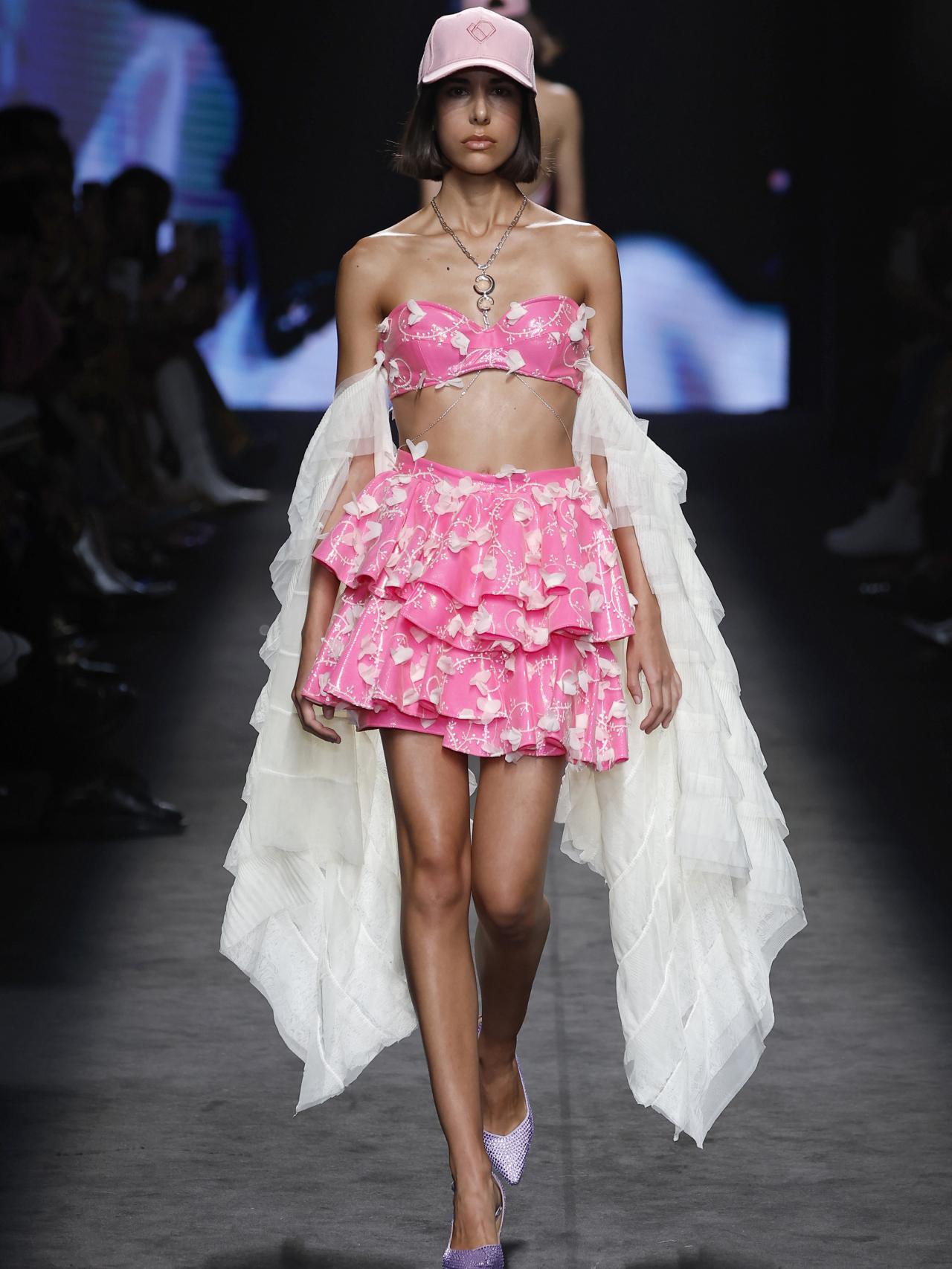 Modelo del desfile de Paloma Suarez.