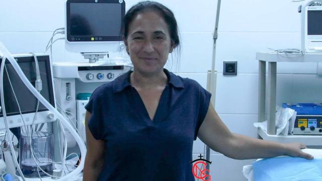 La cirujana taurina Marta Pérez.