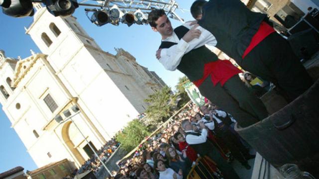 Una Fiesta de la Vendimia anterior en Cigales