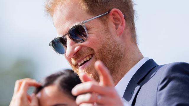 El príncipe Harry este jueves, 14 de septiembre, en Düsseldorf.