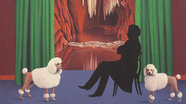 'El guardián de la cueva' (2019), de Dis Berlin. Óleo sobre lino, 57 x 55 cm