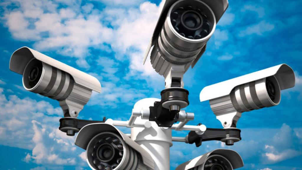 Cámaras de seguridad. Imagen de archivo
