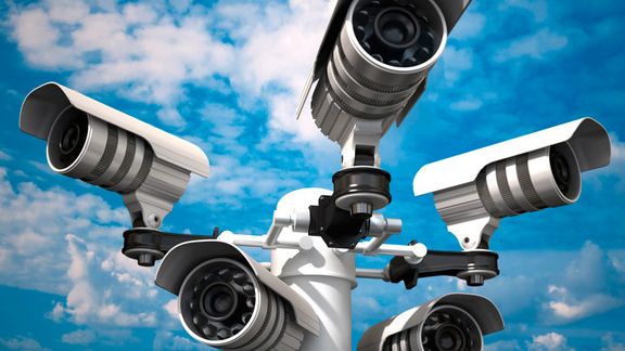 Cámaras de seguridad. Imagen de archivo
