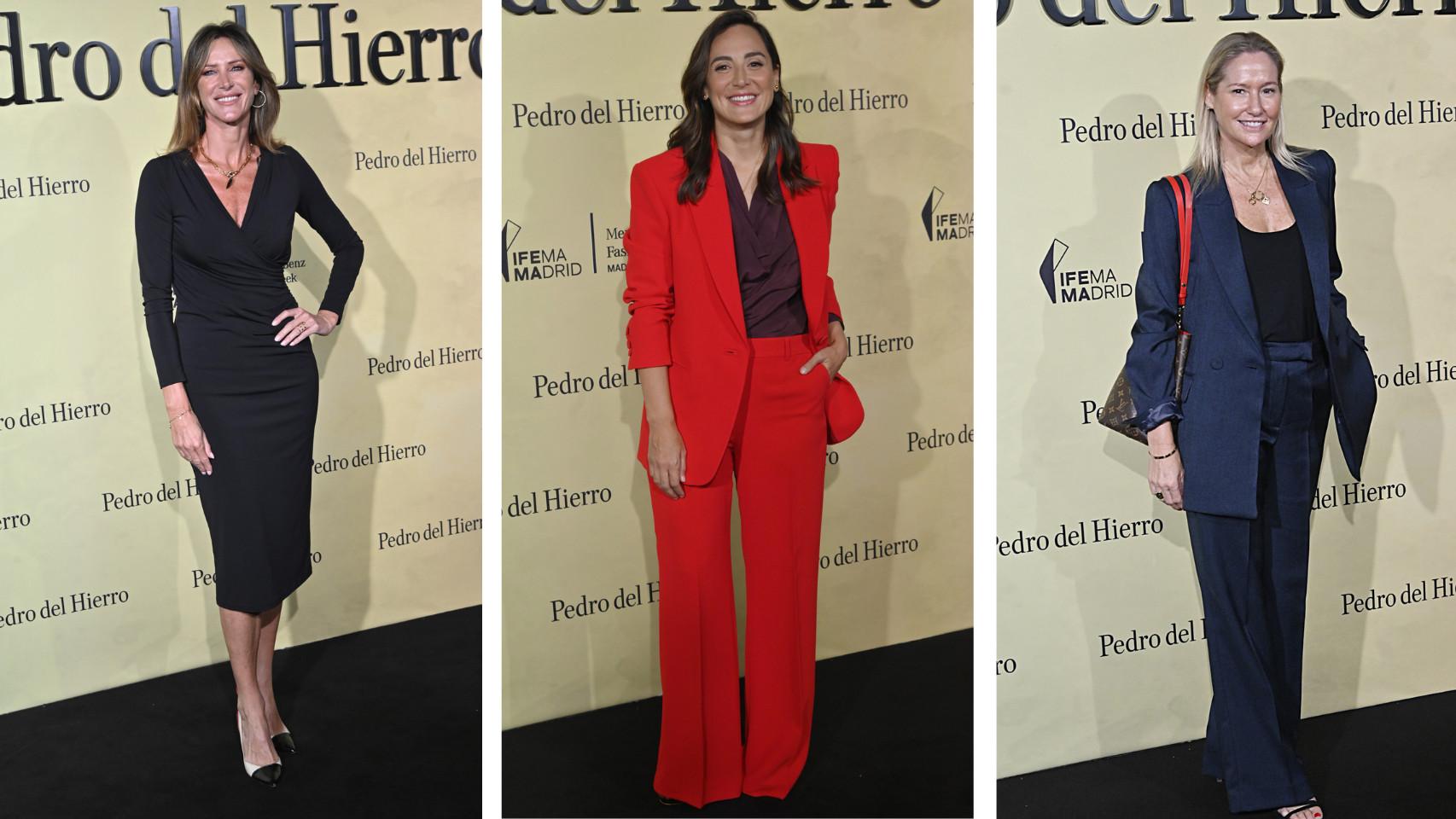 Tamara Falcó, Alejandra Prat y Fiona Ferrer en el desfile de Pedro del Hierro