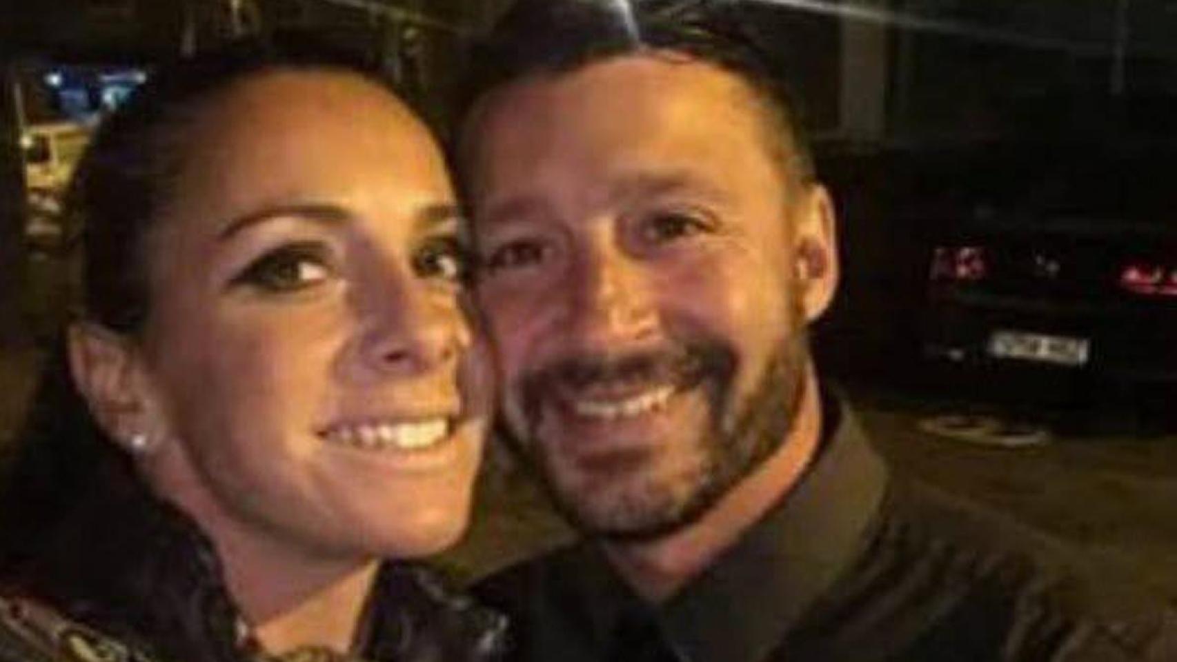 Rosa Peral junto al asesinado Pedro Rodríguez.