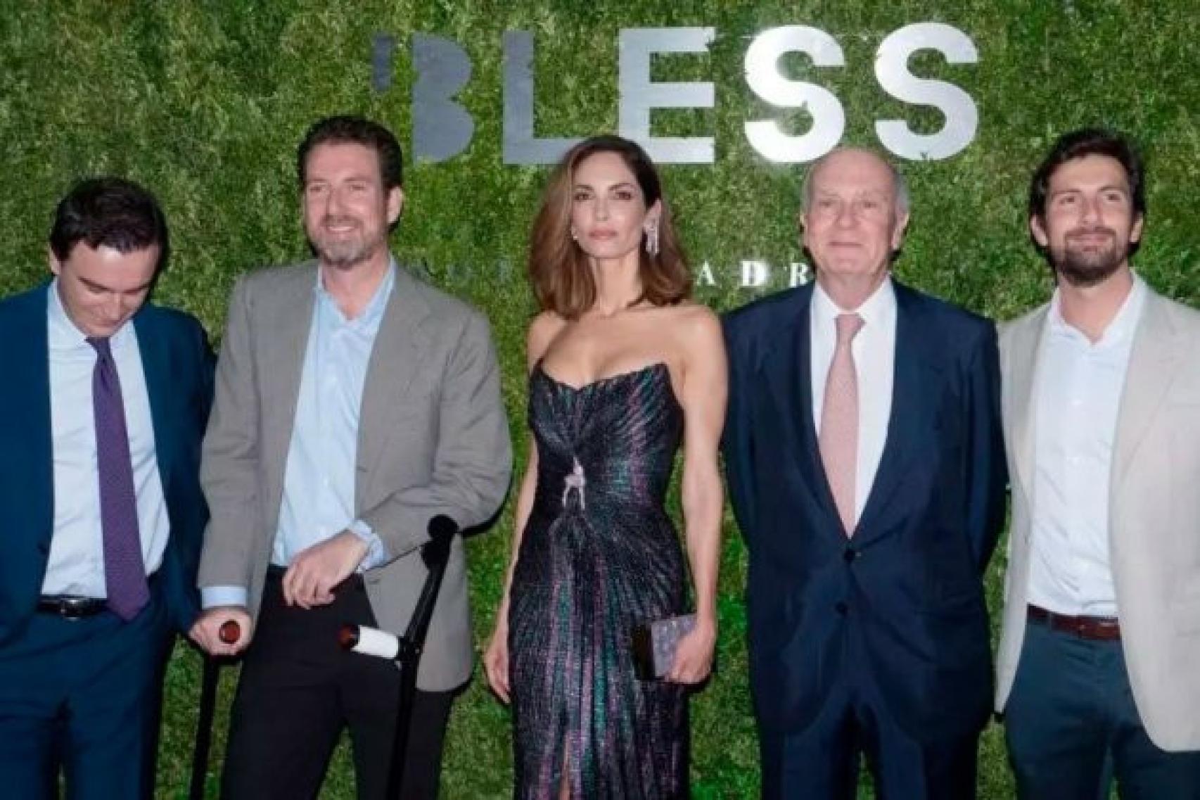 De izquierda a derecha: Abel Matutes, Jaime Ardid Martínez-Bordiú, Eugenia Silva, Rafael Ardid y Javier Ardid Martínez-Bordiú, en 2019.