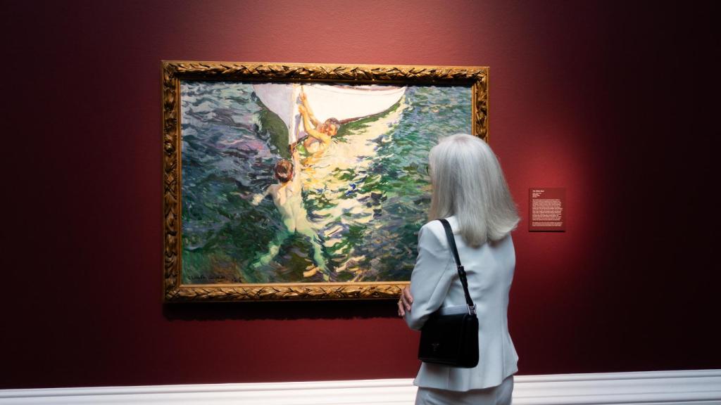 Blanca Pons-Sorolla en la inauguración de la exposición 'Luz de España: Sorolla en colecciones americanas'.