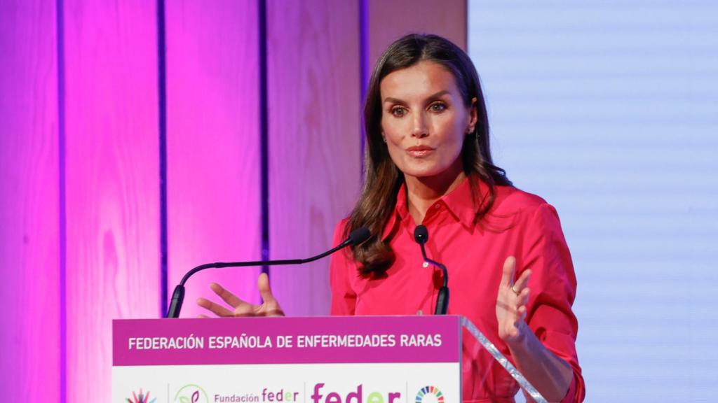La Reina, el pasado mes de marzo el el Día Mundial de las enfermedades raras.